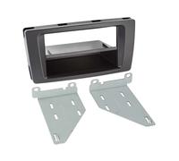 Adattatore frontale 2 DIN per Skoda Octavia 2004->2013 nero con vuoto tascabile