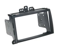 Adattatore frontale soft touch 2-DIN compatibile con Hyundai i20 2009 > nero