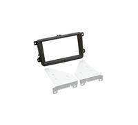 Adattatore frontale soft touch 2-DIN compatibile con Seat/Skoda/VW nero
