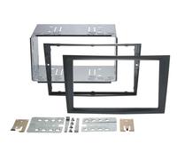 "Adattatore frontale soft touch 2 DIN Opel Astra H ""carbone"