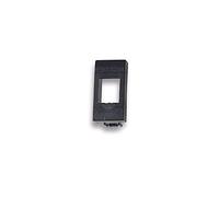 Adattatore frutti RJ45 per placca Ticino living nero