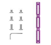 Adattatore gabbia borraccia bici regolabile in lega di alluminio con set 6 viti