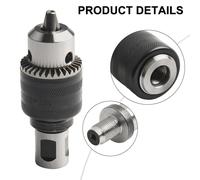 Adattatore gambo trapano materiale acciaio design tre ganasce set 3 pezzi per ga