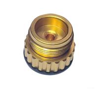 Adattatore Gas Baionetta a Filetto 7/16" Alluminio | Converte baionetta a filetto 7/16", alluminio leggero, oro, quota, compatto(Gold 3cm*3cm*2.8cm)