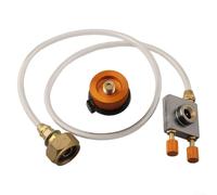 Adattatore gas valvola a vite per Campingaz Easy per clic Plus Gas | Si adatta a Easy per clic Plus, converte la baionetta in filettatura a vite, ideale per fornelli all'aperto