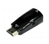 Gembird A-HDMI-VGA-02 adattatore per inversione del genere dei cavi VGA (D-Sub) Nero