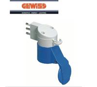 Adattatore Gewiss da civile a industriale 2P+T 16A GW64208