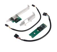 Adattatore Gigabit BaseT 25G Chip I225 2500Mbps M2 BM Key A PCIe 2