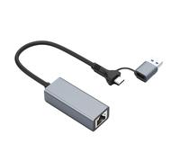 Adattatore Gigabit Ethernet 1000M da USB3.0 tipo C a RJ45 senza driver