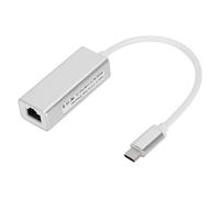 Adattatore Gigabit Ethernet, da USB-C a RJ45 per una rete velocissima, compatibile con i dispositivi più recenti, design adatto ai viaggi,