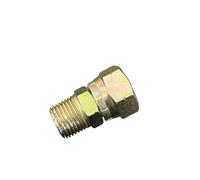 Adattatore girevole BSP maschio-femmina - Raccordo di transizione per tubo dell'olio idraulico da 1/8" a 1/2"(2B,1/4")