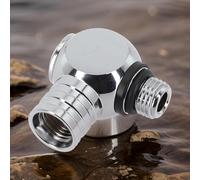 Adattatore girevole per immersioni ARA Primo Stadio Regolatore LP e per porte HP in ottone con cromatura per una rotazione costante a 360 (adattatore LP)