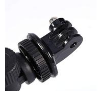 Adattatore Girevole per Montaggio su Morsetto per Bici da Bicicletta Ruotabile a 360° su Morsetto per Montaggio su Fotocamera da Ciclismo per Moto