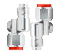 Adattatore giunto per spruzzatore di vernice Airless Adattatore giunto in lega di alluminio Connettore a spruzzo airless Giunto girevole 360 Angolo di spruzzo regolabile