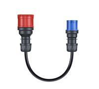 Adattatore go-e per Gemini flex 11 kW, CEE rosso 16A a CEE blu 16A
