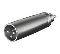 Goobay 27456 - Adattatore XLR, Cinch maschio verso maschio XLR