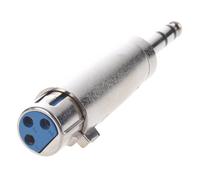 Adattatore Goobay XLR mono a jack 6,35 mm femmina/maschio grigio