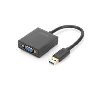 Assmann Digitus Usb 3.0 To Vga Adapter One Size Black