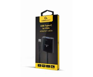 Adattatore grafico USB Type-C Gembird A-CM-VGAF-01 VGA FHD 1080p 60Hz
