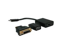 ADATTATORE GRAFICO USB VALUE 12.99.3229 - HDMI VGA DVI 8 Porte Supporto 4K