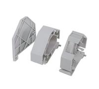 Adattatore guida DIN per fibra ottica LC duplex o SC simplex - Logilink IWP-MD KEY-RAILSC