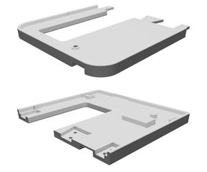 Adattatore Guida per Bosch PKS 18 LI Sega Circolare Binario 2609255732 3D