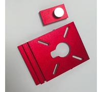 Adattatore guida router in alluminio per lavorazione legno con design facile da