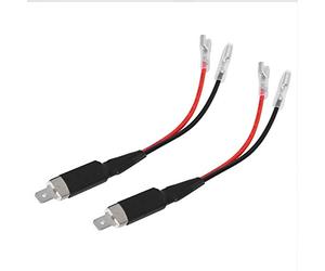 Adattatore H1,Linea Di Cablaggio Di Conversione Per Lampadine 2 Pezzi H1 Led Cavo Di Collegamento A Conversione Singola Cavo Adattatore Di Plastica Abs Supporto Per Filo Di