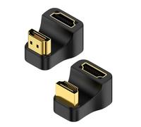 Adattatore HDMI 8K 2.1 placcato oro prolunga HDMI supporta 8K@60Hz/4K@120Hz/2K@240Hz/1080P240Hz, maschio a femmina, risoluzione 7680 x 4320, HDR, arco compatibile con PC, monitor, interruttore 3D