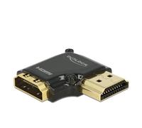 Adattatore HDMI 90° DeLOCK F/M Nero