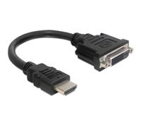 Adattatore HDMI a DVI DeLOCK 0,2 m Nero