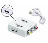 Adattatore HDMI a RCA convertitore segnale video digitale 1080p ad analogico av