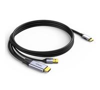 Adattatore HDMI a USB C, 4K60Hz, hdmi a monitor di tipo C, per sorgenti laptop, PC, Steam Deck Dock, PS4/5, Xbox da visualizzare su USBC Xreal Air, Nreal