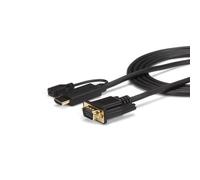StarTech Cavo Attivo HDMI a VGA, 1920x1200 1080p, 1,8m, Nero (HD2VGAMM6)