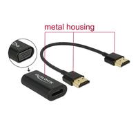 Adattatore HDMI a VGA DeLOCK 0,15 m Nero