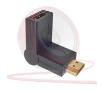 Adattatore HDMI Angolare Regolabile. Funzionamento Da 90 A 180 Gradi, Girevole