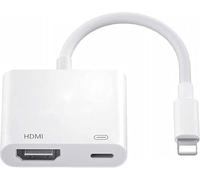 Adattatore HDMI compatibile con i Phone iPad, adattatore HDMI 1080P per iPhone a TV Sync Screen Video & Audio Digital AV Converter con ricarica per iPhone, iPad, iPod su HDTV/proiettore/monitor