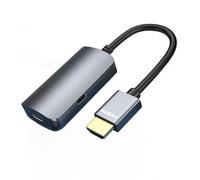 Adattatore HDMI con cavo adattatore USB-C USB tipo C 3.1, adattatore Thunderbolt 3 4K a 60 Hz per McBook Pro, Mc Air, Microsoft Surface e altri ancora