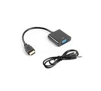 Adattatore HDMI con VGA Lanberg AD-0017-BK Nero