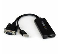 StarTech.com Adattatore Convertitore VGA a HDMI con Audio via USB - Cavo Convertitore Portatile VGA a HDMI - 1080p