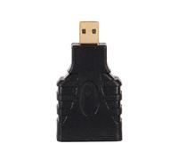 Adattatore HDMI, convertitore da Micro HDMI a HDMI, adattatore scaler audio video, supporta 4K, supporto Ethernet, accoppiatore femmina-femmina per