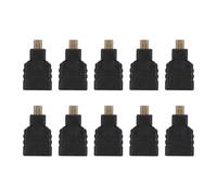Adattatore HDMI, convertitore da Micro HDMI a HDMI, placcato oro, supporta 1080P, plug and play, compatibile con smartphone, laptop e fotocamere, non