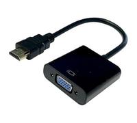 Adattatore HDMI maschio a VGA femmina. Goditi immagini FULL HD sul tuo proiettore o monitor VGA. Compatibile e facile da usare, ideale per presentazioni e intrattenimento.