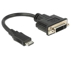 Adattatore Hdmi Mini C Maschio - Dvi 24+5 Femmina 20 Cm Delock