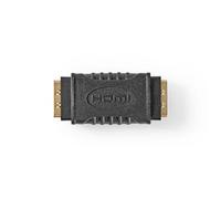 Adattatore HDMI Nedis CVGB34900BK Hembra-Hembra Placcato Oro Nero