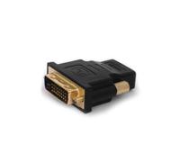 Adattatore HDMI Savio CL-21 DVI-D 24+1 Maschio/Oro Bidirezionale Nero