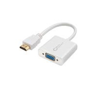 Adattatore HDMI - VGA M/F, bianco NEW