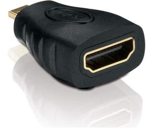 Adattatore Helos, micro HDMI maschio/HDMI femmina, FULL HD, BASIC, nero NEW