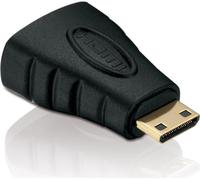 Adattatore Helos, mini HDMI maschio/HDMI femmina, FULL HD, BASIC, nero NEW