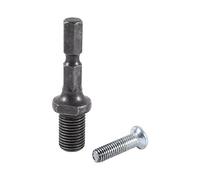 Adattatore Hex Hex End Hex Hex 3/8-24UNF Adattatore per Trivella con Vite per Mandrini Senza Chiave 6mm 10mm 13mm